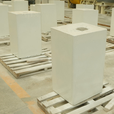 Perfect High temperature abrasion resistance Fire brick Pouring Corundum-Mullite brick  for Glass furnace