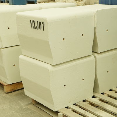 Perfect High temperature abrasion resistance Fire brick Pouring Corundum-Mullite brick  for Glass furnace