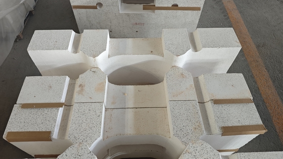 Good Slag Resistance High Temperature Ceramic Insulation For Glass Melting Furnaces