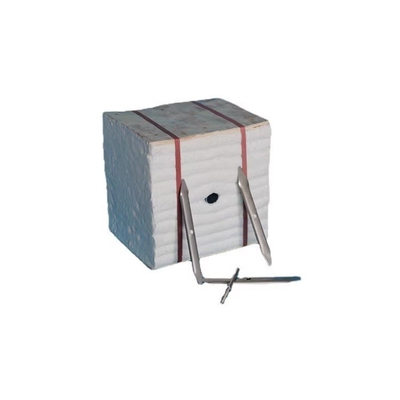 Ceramic fiber module aluminum silicate thermal insulation cotton furnace refractory high-temperature thermal insulation block electric furnace thermal insulation folding block